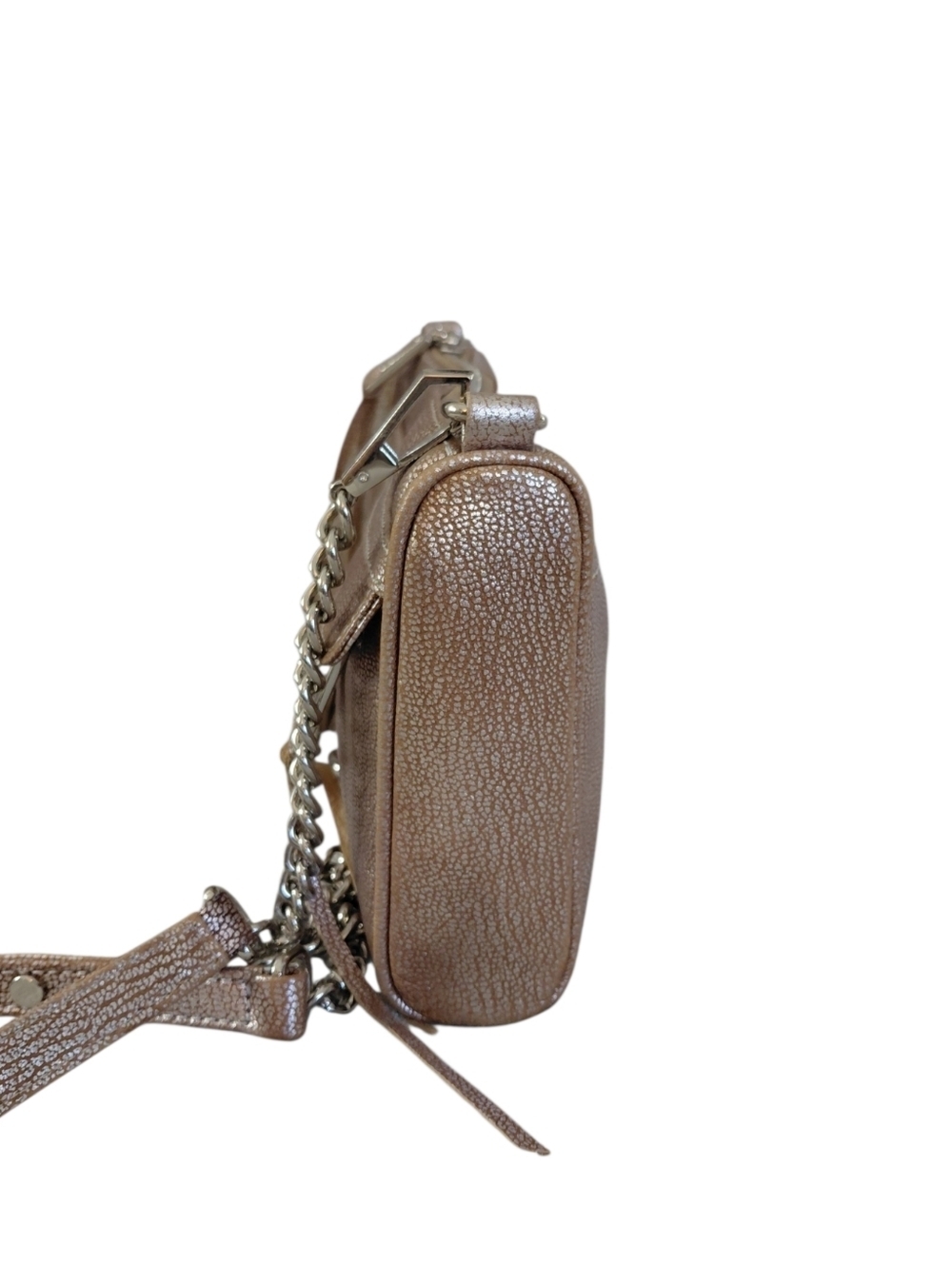Rebecca Minkoff Metallic Rose Gold Crossbody Bag - Picture 2 of 8
